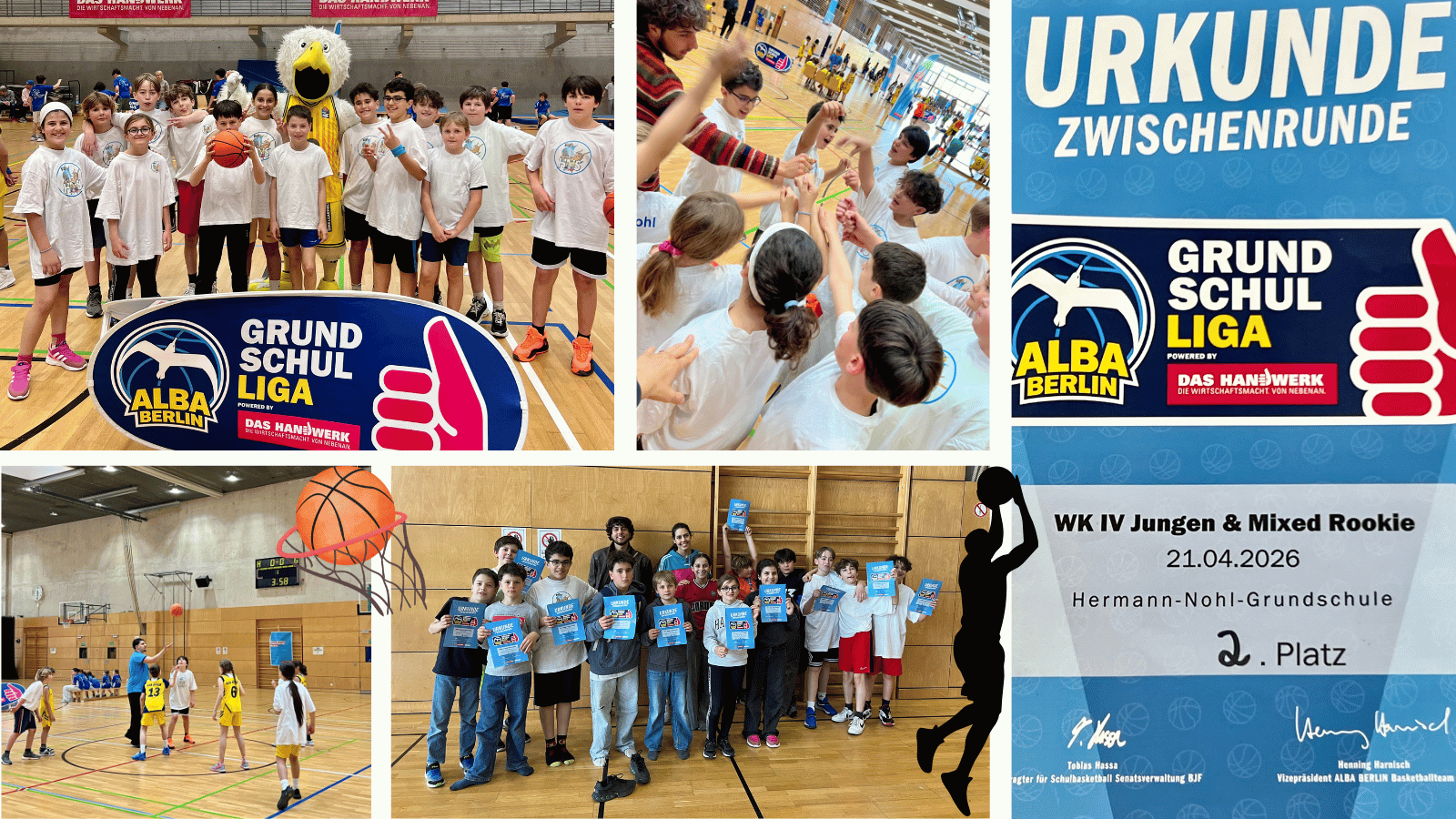 Erfolg für das Basketballteam der HNS