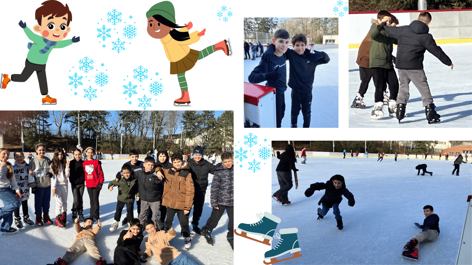 Schlittschuhlaufen der 5c